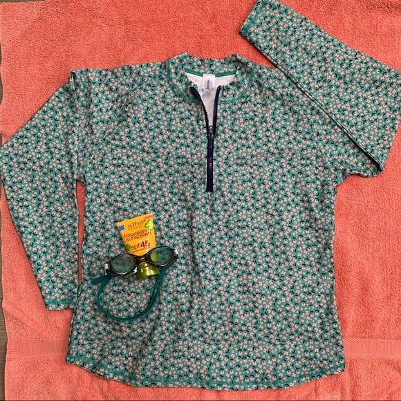 Lime Ricki Other - Lime Ricki Rash Guard in Tiny Floral, size 3X